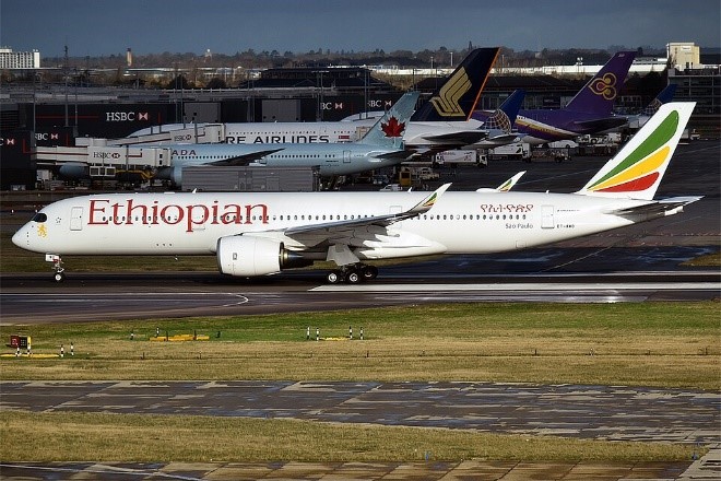 New A350 Joins Ethiopian Fleet